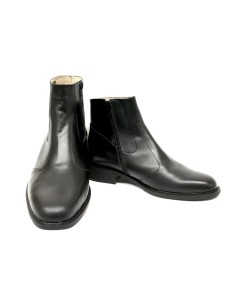 Ghete barbati elegante din piele naturala cu fermoar. Ghete imblanite 2