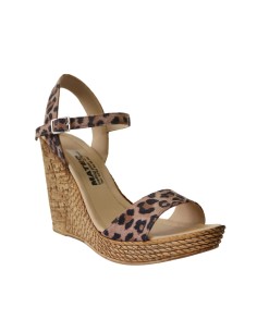 Sandale platforma imprimeu leopard 2