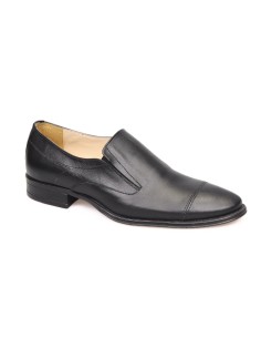 Pantofi cu Elastic pentru Barbati, Negri, Piele Naturala 2