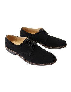 Pantofi casual barbati negri velur Adonis, Piele Intoarsa - Încălțăminte Românească 2