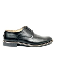 Pantofi casual barbati negri piele naturala
