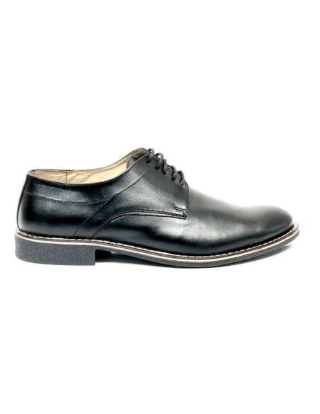 Pantofi casual barbati negri piele naturala