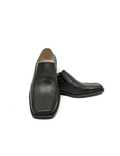 Pantofi barbati negri lati Eros cu Elastic 710N, Piele Naturala - Încălțăminte Românească 2