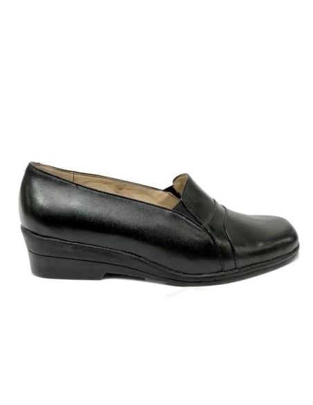 Pantofi dama lati casual cu elastic si talpa ortopedica din piele naturala