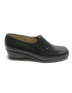 Pantofi dama lati casual cu elastic si talpa ortopedica din piele naturala