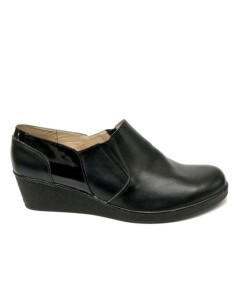 Pantofi dama lati casual cu elastic si talpa ortopedica din piele naturala