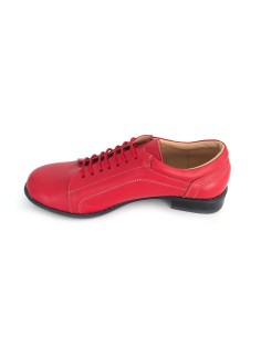 Pantofi dama lati casual cu siret din piele naturala 2