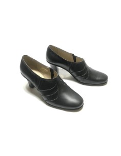 Pantofi dama nergi cu toc jos si elastic 2